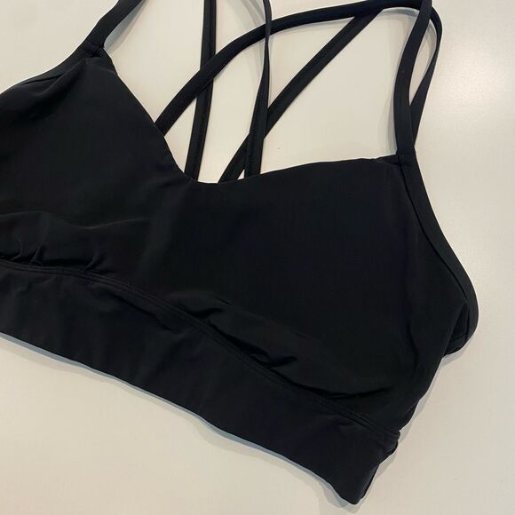 Target All In Motion Black Sport Bra Workout Movement Comfortable Bra Top - Picture 4 of 4